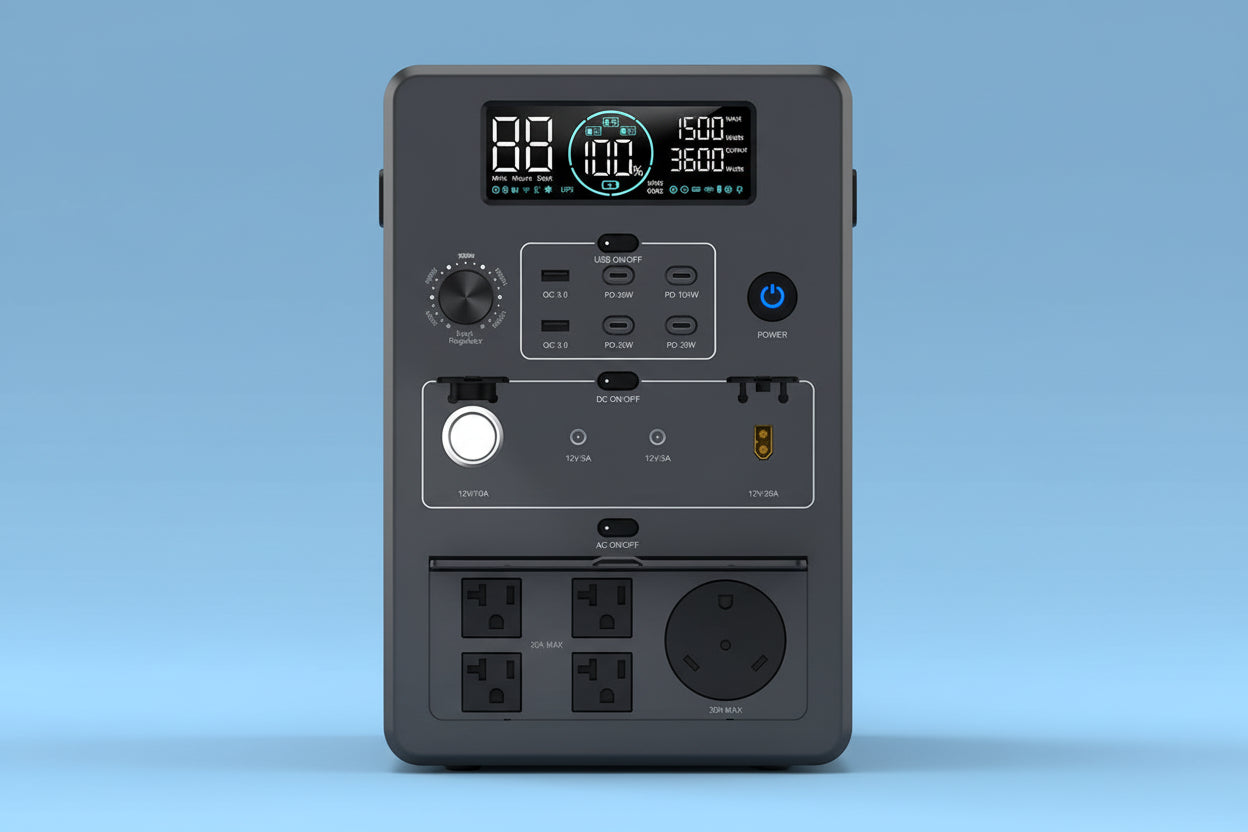ABOK Ark3600 Solar Portable Power Station | 5‑Year Elite Protection | Free Shipping PR