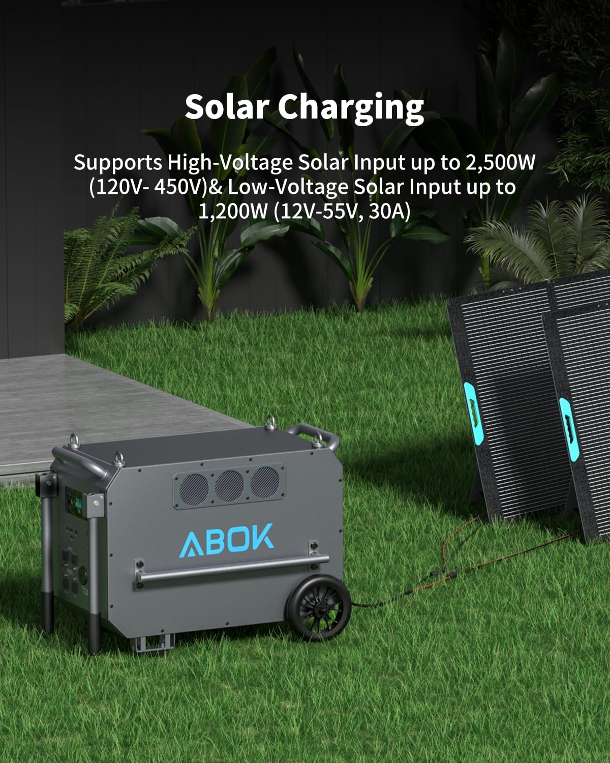 ABOK Ark7200 — A 7.2kW / 9.79kWh High‑Capacity Power Station / Solar Generator
