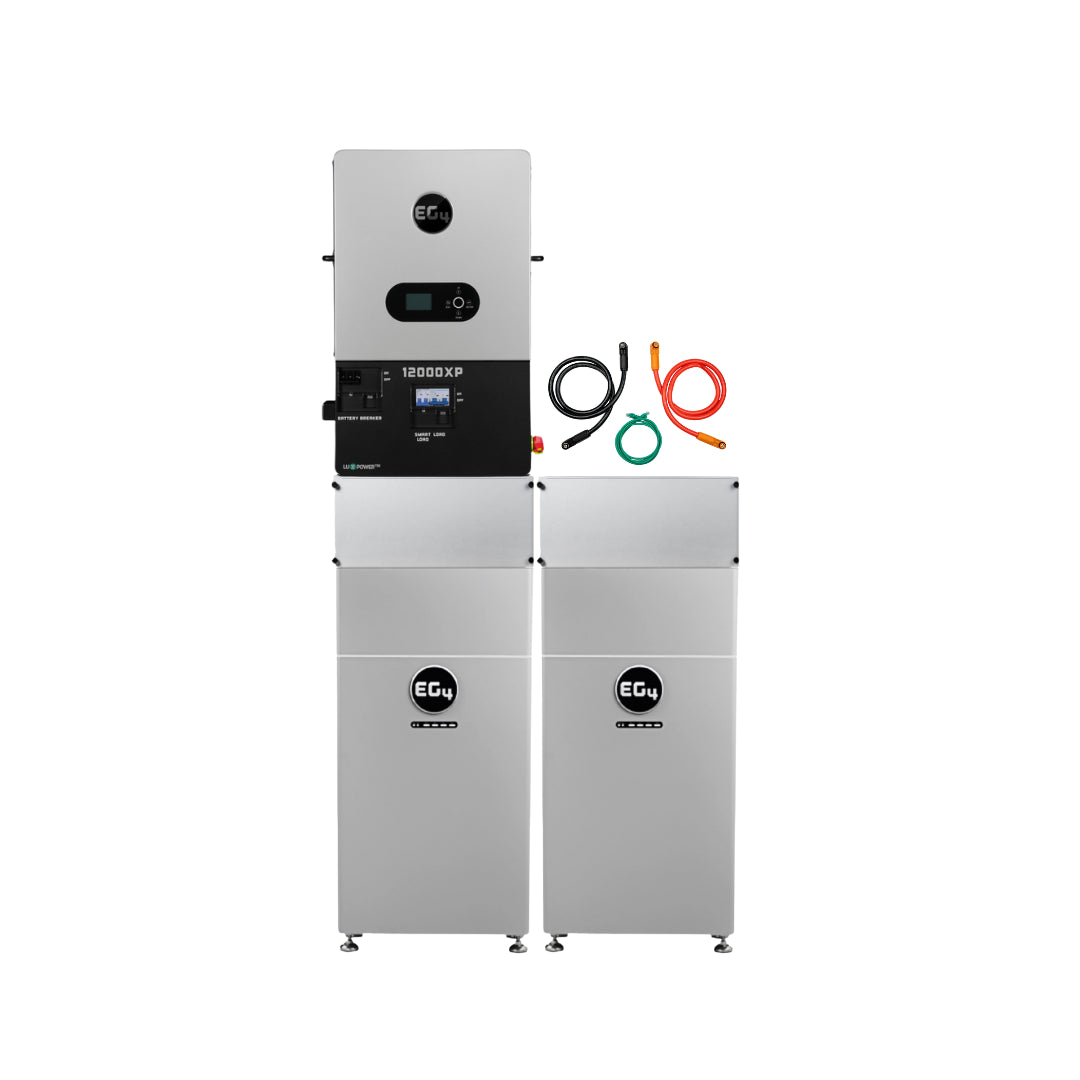 🔋 (1) EG4 12000XP Off-Grid Solar Inverter 12Wh 120/240VAC + (1) EG4 Indoor LFP WallMount Battery | 48V 314Ah | 16kWh - PR