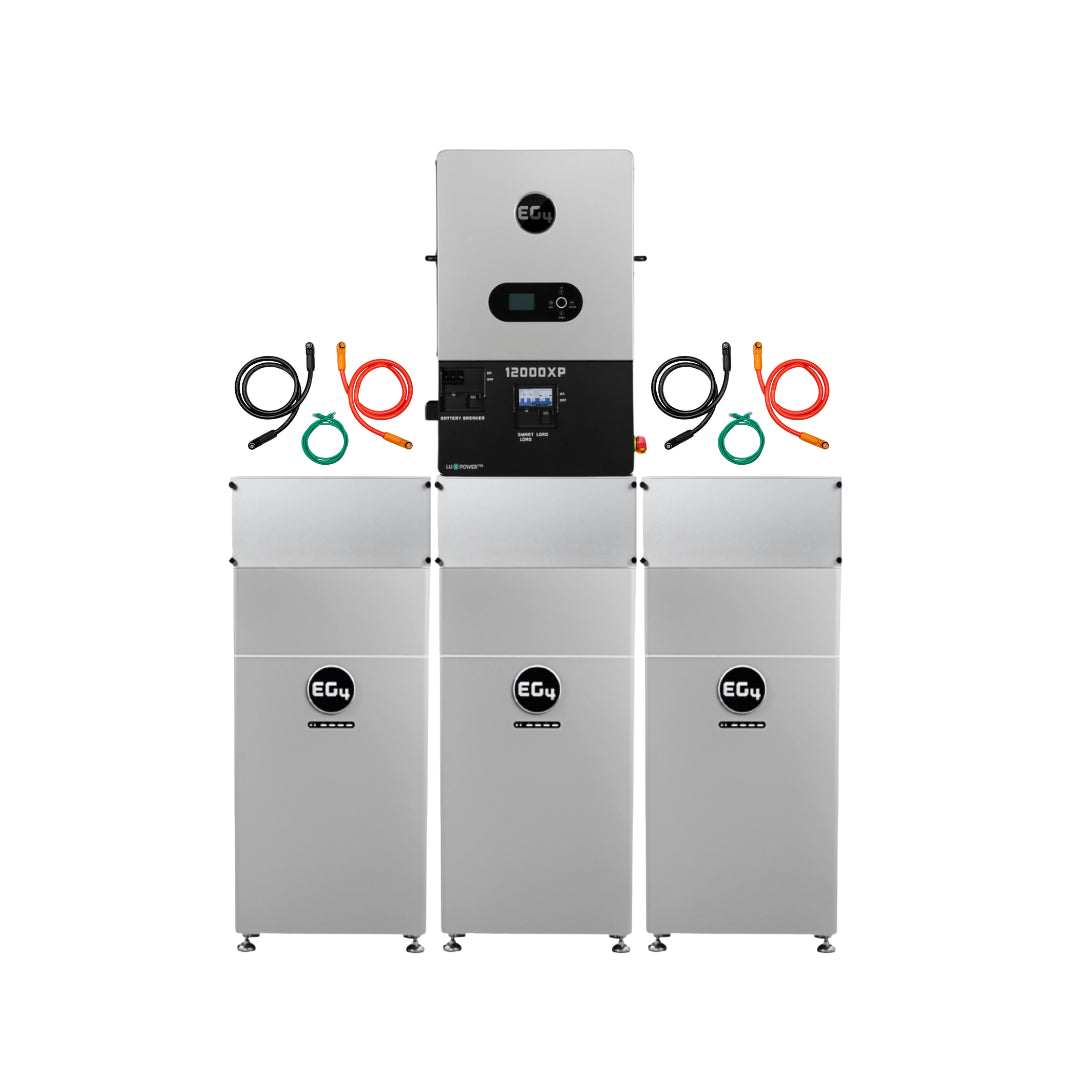 🔋 (1) EG4 12000XP Off-Grid Solar Inverter 12Wh 120/240VAC + (1) EG4 Indoor LFP WallMount Battery | 48V 314Ah | 16kWh - PR