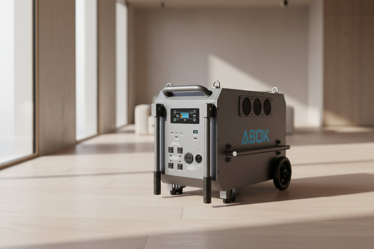 ABOK Ark7200 — A 7.2kW / 9.79kWh High‑Capacity Power Station / Solar Generator