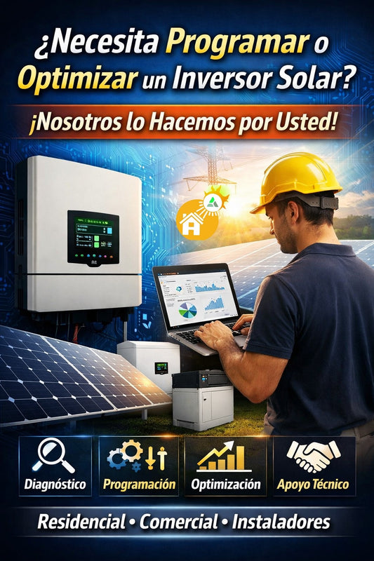 🔧 ¿Tu Sistema Solar No Funciona Bien? ☀️ Diagnóstico Remoto + Programación Profesional