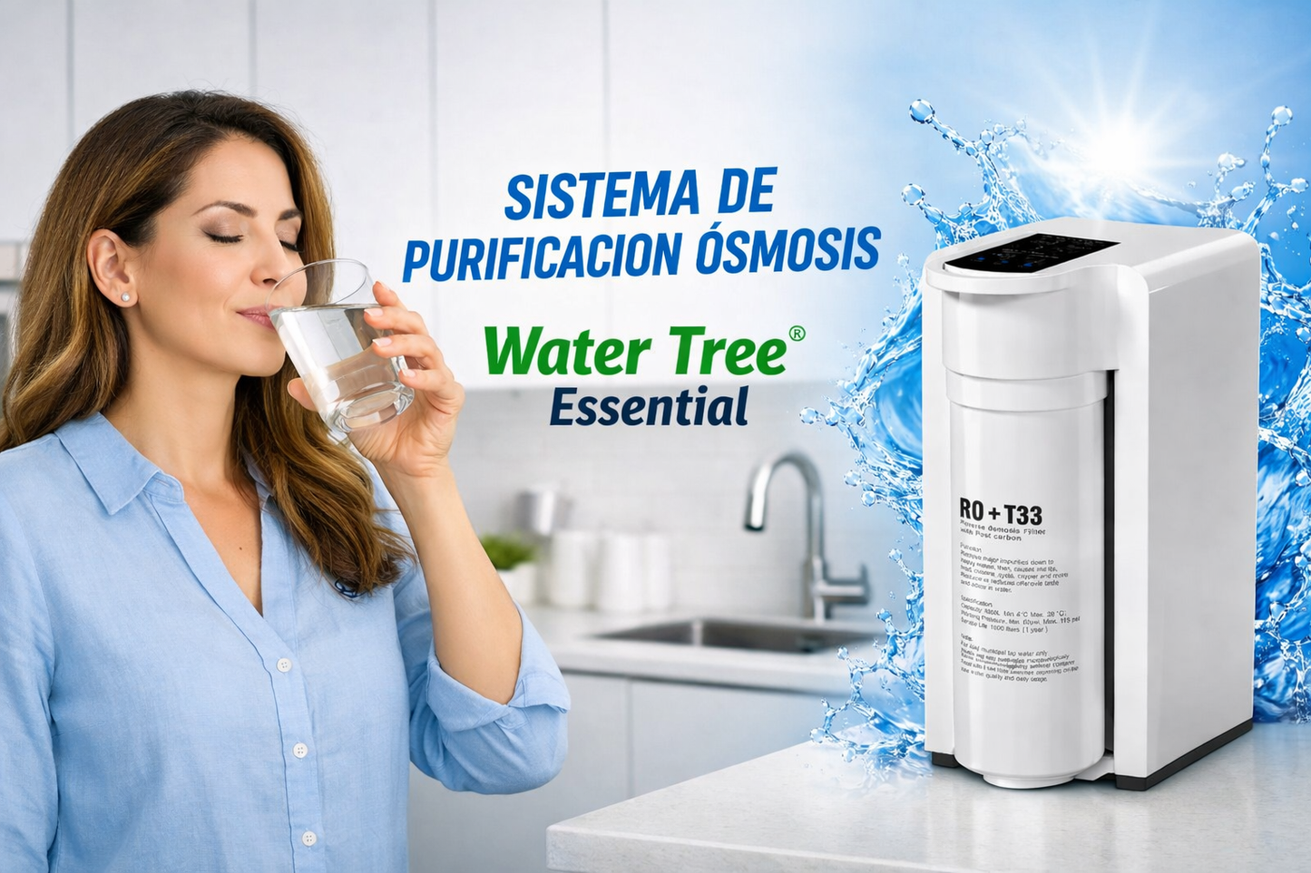 Estación de Generación y Respaldo de Energía de 16.1 kW con Sistema de Almacenamiento y Filtración de Agua Avanzado™