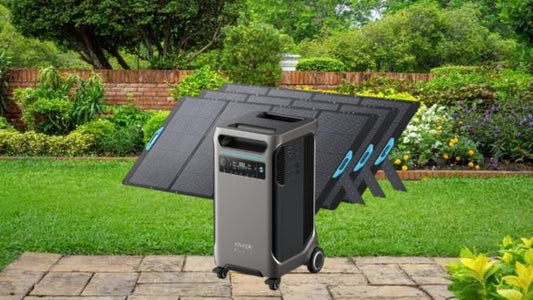 🔋 Anker SOLIX F3800 Plus Solar Generator Kit Portable Power Station + 600W Solar | Panels 5‑Year Premium Coverage